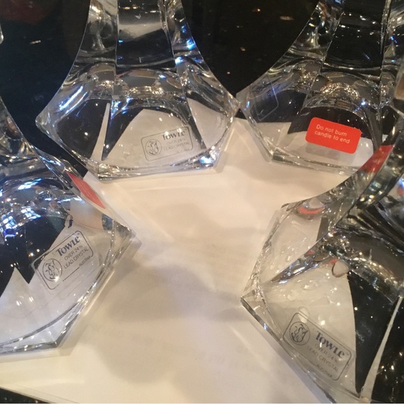 Two Crystal Towles candle stick holders (one set) - Picture 4 of 4